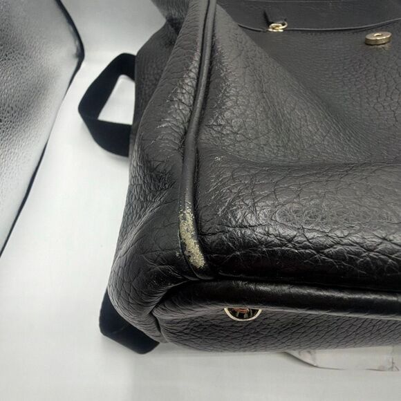 STORKSAK Black Leather St James Convertible Bag - Picture 10 of 10